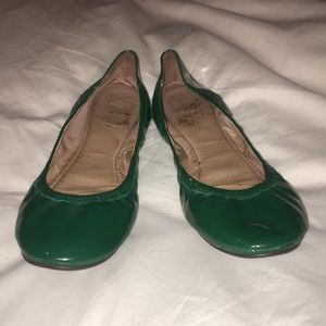 Vince Camuto green flats.